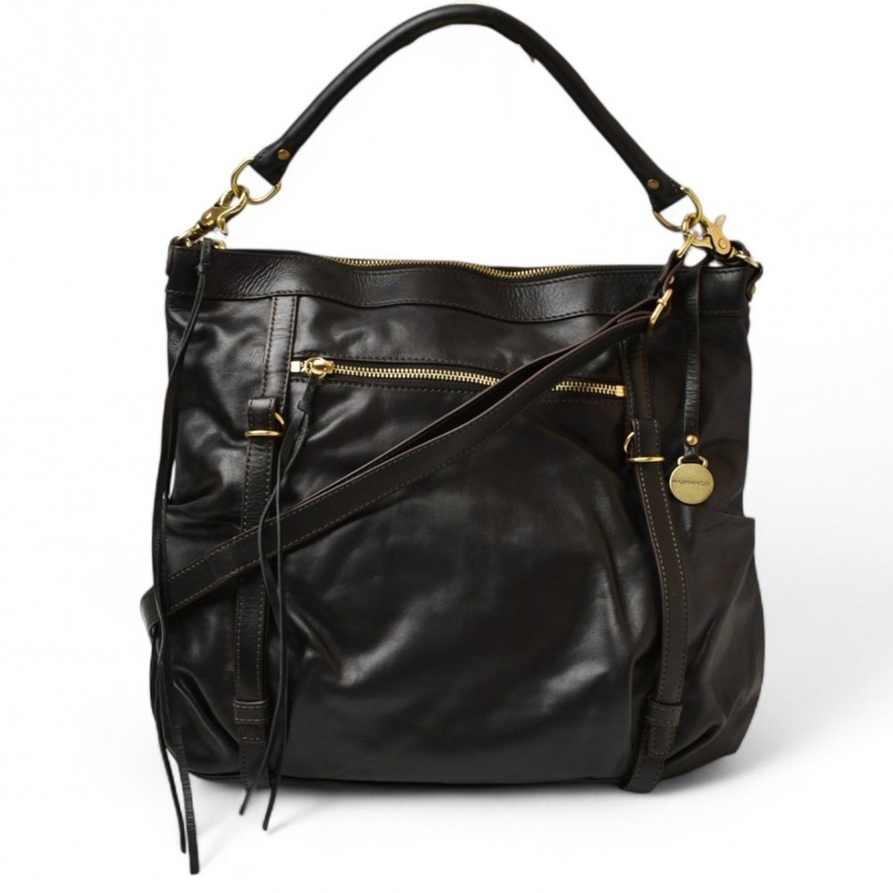 RABEANCO Editor's Bag with Strap, Soft Leather, 183971 - Picture 2 of 10